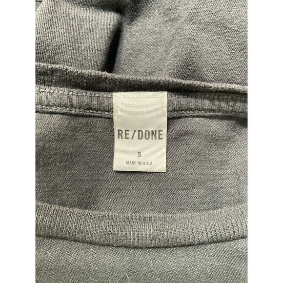 Re/Done 'Just Send Wine' Classic Black Tee  Size S - Picture 4 of 5